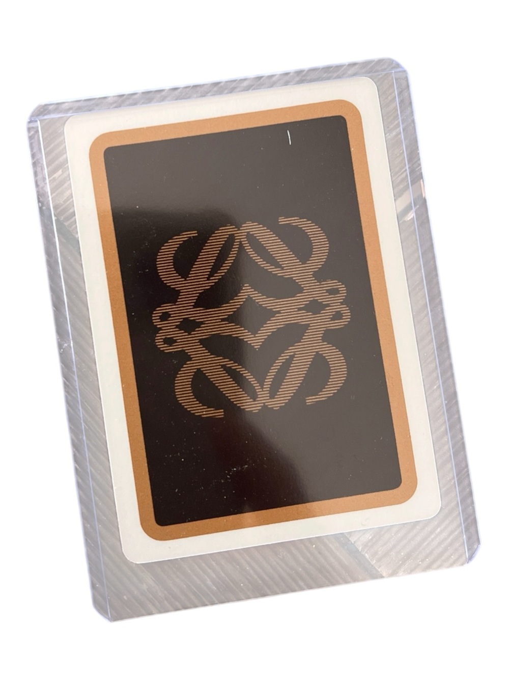 Authentic Loewe Anagram Playing Card – Luxury Designer Decor Piece.  ( 7 of ♦️)